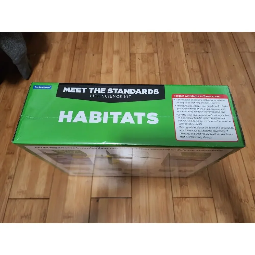 Lakeshore Meet The Standards - Habitats - 3rd Grade Life Science Kit NEW SEALED